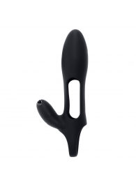 Черная насадка на пенис с вибрацией Nautilus - Zero Tolerance - в Грозном купить с доставкой