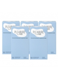 Набор из 5 упаковок ультратонких презервативов Pleasure Lab (по 12 шт.) - Pleasure Lab - купить с доставкой в Грозном