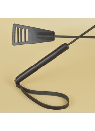 Черный кожаный стек «Сириус» - 60 см. - Sitabella - купить с доставкой в Грозном