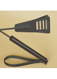 Черный кожаный стек «Сириус» - 60 см. - Sitabella - купить с доставкой в Грозном