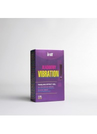 Стимулирующий гель с эффектом вибрации Blackberry Vibration - 15 мл. - INTT - купить с доставкой в Грозном