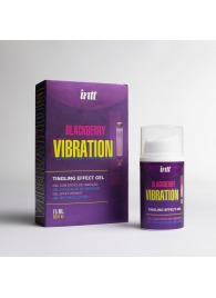 Стимулирующий гель с эффектом вибрации Blackberry Vibration - 15 мл. - INTT - купить с доставкой в Грозном