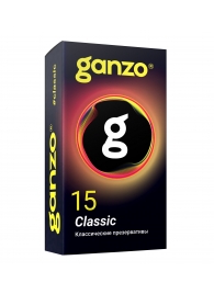 Классические презервативы с обильной смазкой Ganzo Classic - 15 шт. - Ganzo - купить с доставкой в Грозном