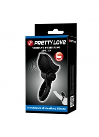 Черное эрекционное кольцо с вибрацией Adrien - Baile - в Грозном купить с доставкой