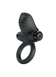 Черное эрекционное кольцо с вибрацией Adrien - Baile - в Грозном купить с доставкой