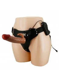 Мужской полый страпон с вибрацией Marion - Baile - купить с доставкой в Грозном