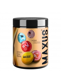 Точечные презервативы MAXUS 2000 Amazing Dots с железным кейсом - 15 шт. - Maxus - купить с доставкой в Грозном