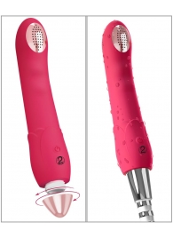 Малиновая насадка на душ с вибрацией Showers to orgasm - 20,1 см. - Orion - купить с доставкой в Грозном