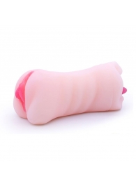 Телесный двусторонний мастурбатор - вагина и ротик - Boys of Toys - в Грозном купить с доставкой