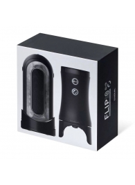 Набор Tenga Flip Zero Electronic Vibrotation: мастурбатор с вибрацией и устройство вращения - Tenga - в Грозном купить с доставкой