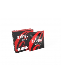 Презервативы с ароматом колы Expert Cola - 3 шт. - Expert - купить с доставкой в Грозном