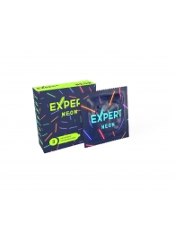 Светящиеся в темноте презервативы Expert Neon - 3 шт. - Expert - купить с доставкой в Грозном