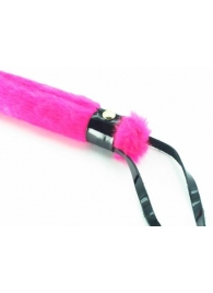 Нежная плеть с розовым мехом BDSM Light - 43 см. - БДСМ Арсенал - купить с доставкой в Грозном