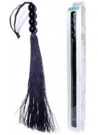 Черная силиконовая плеть - 37 см. - Boys of Toys - купить с доставкой в Грозном