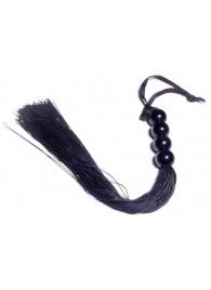 Черная силиконовая плеть - 37 см. - Boys of Toys - купить с доставкой в Грозном