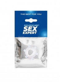 Стимулирующая насадка на пенис с несколькими видами рельефа - Sex Expert - в Грозном купить с доставкой