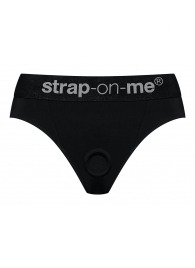 Черные трусики для насадок Heroine Lingerie Harness - size XL - Strap-on-me - купить с доставкой в Грозном