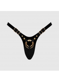 Черный пояс для фиксации насадок Strap-On-Me Leatherette Harness Fabulous - Strap-on-me - купить с доставкой в Грозном