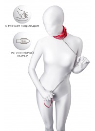 Красный ошейник с подкладкой из меха - ToyFa - купить с доставкой в Грозном