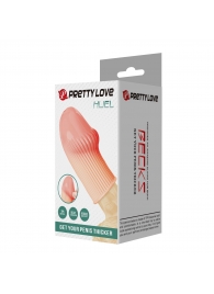 Телесная насадка на пенис Huel - 9 см. - Baile - в Грозном купить с доставкой