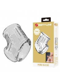 Прозрачная насадка на пенис и мошонку - Baile - в Грозном купить с доставкой