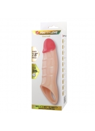 Телесная удлиняющая насадка на пенис Darnel - Baile - в Грозном купить с доставкой