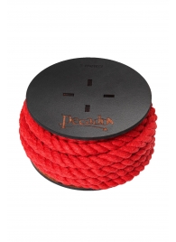 Красная веревка для шибари на катушке - 5 м. - Pecado - купить с доставкой в Грозном