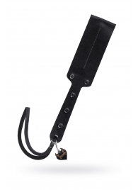 Черный кожаный пэддл - 32 см. - Pecado - купить с доставкой в Грозном