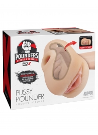 Телесный мастурбатор-вагина Pussy Pounder Squeeze Stroker - Pipedream - в Грозном купить с доставкой