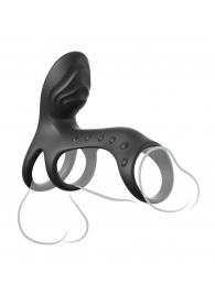 Черная насадка на пенис Ultimate Couples Cage Pro - Pipedream - в Грозном купить с доставкой