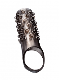 Дымчатая насадка на пенис с выпуклостями - 12 см. - Sex Expert - в Грозном купить с доставкой