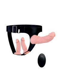 Женский страпон с 3 насадками и вибрацией - Erowoman-Eroman - купить с доставкой в Грозном