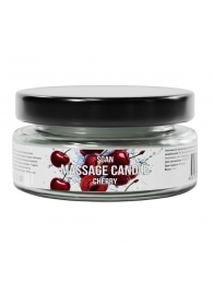 Массажная свеча «Спелая вишня» - 50 мл. - SGAN - купить с доставкой в Грозном