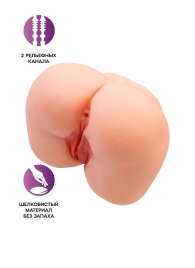 Реалистичный мастурбатор-попка с 2 любовными входами - No Name - в Грозном купить с доставкой