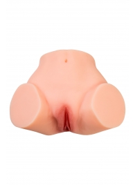 Телесный реалистичный мастурбатор-полуторс с 2 любовными входами - No Name - в Грозном купить с доставкой