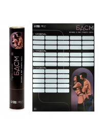 Плакат для двоих со скретч-слоем «БДСМ» - Сима-Ленд - купить с доставкой в Грозном