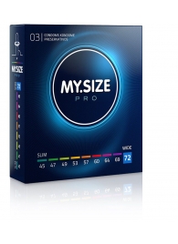 Презервативы MY.SIZE размер 72 - 3 шт. - My.Size - купить с доставкой в Грозном