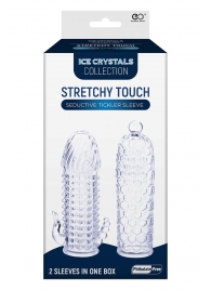 Набор из 2 прозрачных насадок на член Seductive Tickler Sleeves Set - NMC - в Грозном купить с доставкой