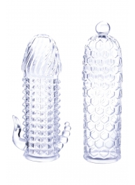 Набор из 2 прозрачных насадок на член Seductive Tickler Sleeves Set - NMC - в Грозном купить с доставкой