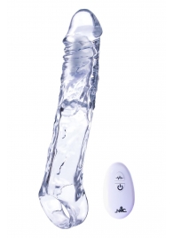 Прозрачная насадка-удлинитель Length Enhancer With Bullet с подхватом - 22,3 см. - NMC - в Грозном купить с доставкой