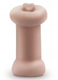 Телесный люминесцентный двусторонний мастурбатор Tasha - Blush Novelties - в Грозном купить с доставкой