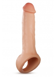 Телесная насадка-удлинитель Thrive 8.75 Inch Realistic Penis Extender Sleeve - 22,2 см. - Blush Novelties - в Грозном купить с доставкой