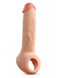 Телесная насадка-удлинитель Thrive 8.75 Inch Realistic Penis Extender Sleeve - 22,2 см. - Blush Novelties - в Грозном купить с доставкой