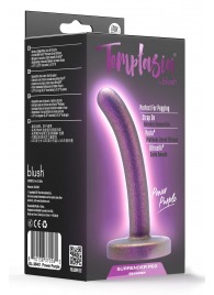 Фиолетовая насадка с гладкой поверхностью Surrender 4.75 Inch Beginner Pegging Dildo - 12 см. - Blush Novelties - купить с доставкой в Грозном