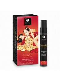 Оральный спрей Waves of Pleasure с ароматом клубники и шампанского - 20 мл. - Shunga - купить с доставкой в Грозном