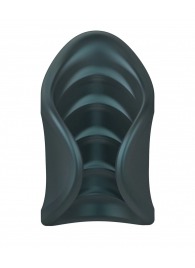 Серый сквозной мастурбатор с вибрацией Manwan Starter - Manwan - в Грозном купить с доставкой