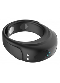 Черное эрекционное виброкольцо на ремешках - Boys of Toys - в Грозном купить с доставкой