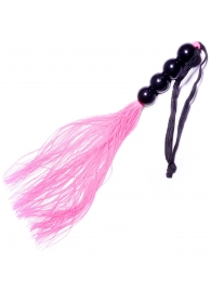 Розовая силиконовая плеть - 35,5 см. - Boys of Toys - купить с доставкой в Грозном