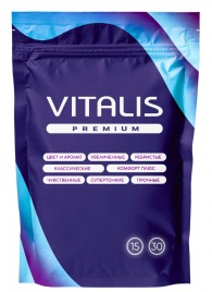 Микс презервативов VITALIS Premium mix - 15 шт. - Vitalis - купить с доставкой в Грозном