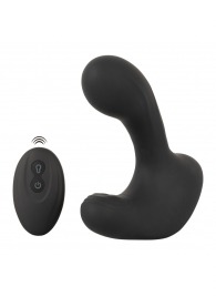Черная анальная вибропробка с функцией расширения RC Butt Plug with 3 functions - Orion - в Грозном купить с доставкой